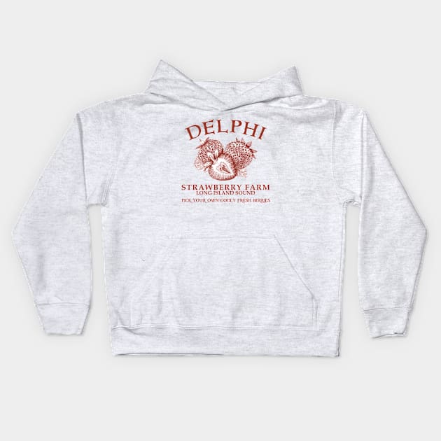 Delphi - Strawberry Farm Kids Hoodie by MoviesAndOthers